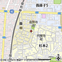 大阪府大阪市住吉区山之内元町8-20周辺の地図