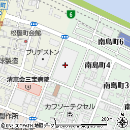 大阪府堺市堺区南島町5丁162周辺の地図