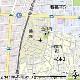 大阪府大阪市住吉区山之内元町8-18周辺の地図