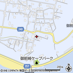 民宿岬周辺の地図