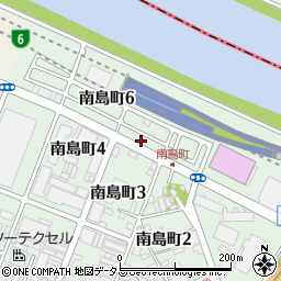 大阪府堺市堺区南島町6丁3周辺の地図