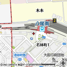 ＹＮ教育学院　八尾南駅前校周辺の地図