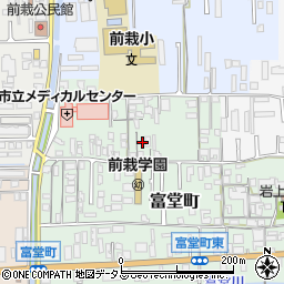 奈良県天理市富堂町297-12周辺の地図