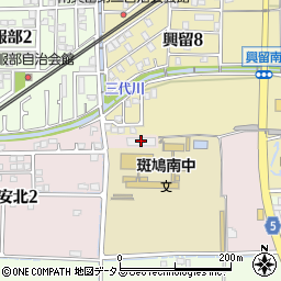 斑鳩町カギの緊急隊・３６５日２４時間斑鳩町・河合町・上牧町センター周辺の地図