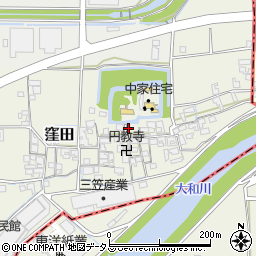 上窪田公民館周辺の地図