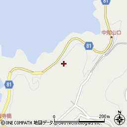名張曽爾線周辺の地図