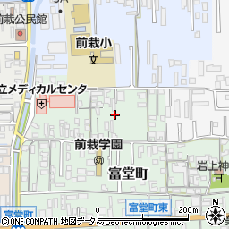 奈良県天理市富堂町297-33周辺の地図