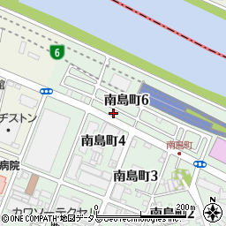 大阪府堺市堺区南島町6丁6周辺の地図