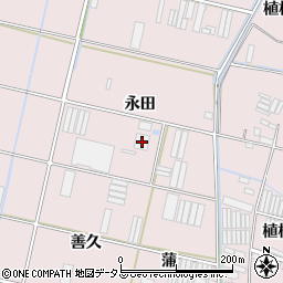 愛知県田原市堀切町永田71周辺の地図