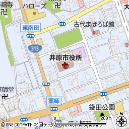 井原市役所総務部　税務課資産税係周辺の地図