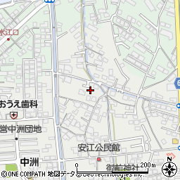 岡山県倉敷市安江周辺の地図