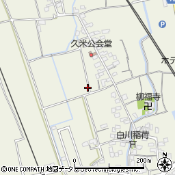三重県松阪市久米町周辺の地図