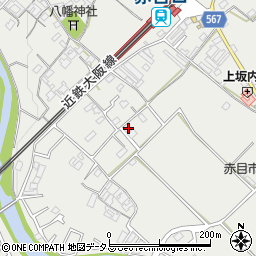 三重県名張市赤目町丈六79周辺の地図