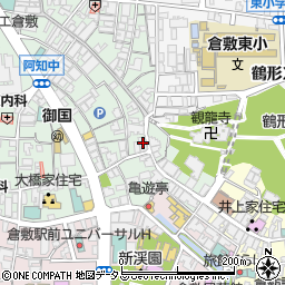 倉敷民芸周辺の地図