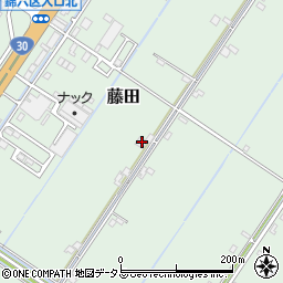 岡山県岡山市南区藤田2036周辺の地図