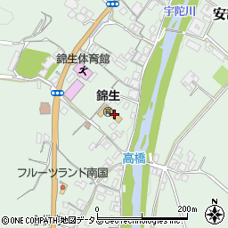 錦生周辺の地図