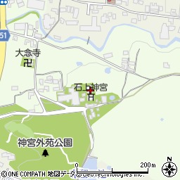 奈良県天理市布留町379周辺の地図