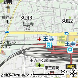 明光義塾　王寺教室周辺の地図