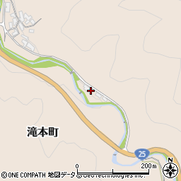 奈良県天理市滝本町775-1周辺の地図