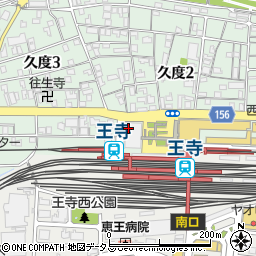 三菱ＵＦＪ銀行大和王寺支店周辺の地図