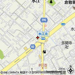 ジョイフル水江店周辺の地図