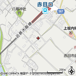 三重県名張市赤目町丈六202周辺の地図