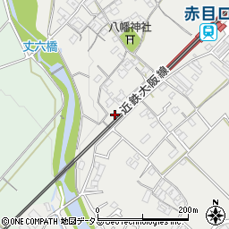 三重県名張市赤目町丈六177周辺の地図