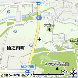 奈良県天理市布留町265周辺の地図