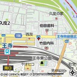 京進小中部王寺校周辺の地図