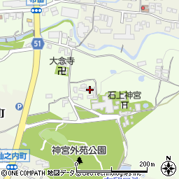 奈良県天理市布留町285周辺の地図