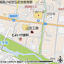 有限会社山吉工業　第二工場周辺の地図