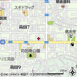 岡山フードサービス株式会社周辺の地図