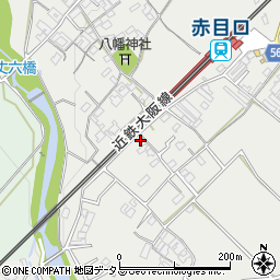 三重県名張市赤目町丈六179周辺の地図