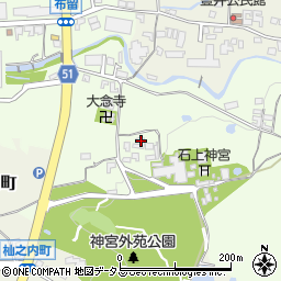 奈良県天理市布留町283周辺の地図