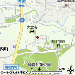 奈良県天理市布留町281周辺の地図