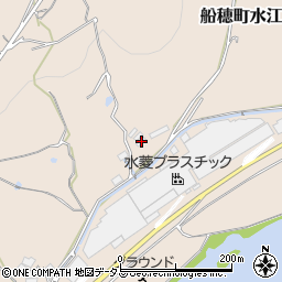 岡山県倉敷市船穂町水江721周辺の地図