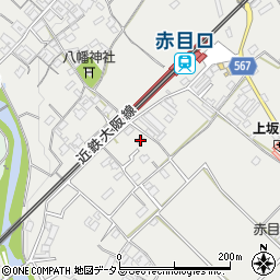 三重県名張市赤目町丈六185周辺の地図