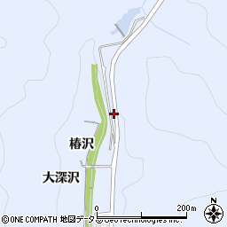 愛知県田原市和地町椿沢周辺の地図