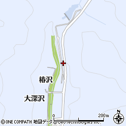 愛知県田原市和地町（椿沢）周辺の地図