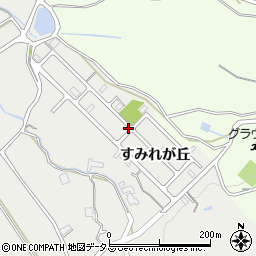 三重県名張市赤目町すみれが丘周辺の地図
