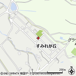 三重県名張市赤目町（すみれが丘）周辺の地図