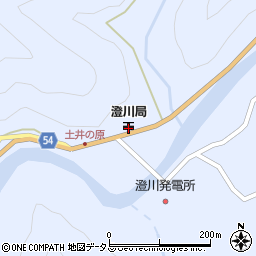 澄川郵便局 ＡＴＭ周辺の地図