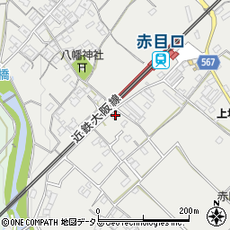 三重県名張市赤目町丈六183周辺の地図