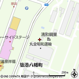 大阪府堺市堺区築港八幡町周辺の地図