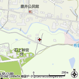 奈良県天理市布留町341-1周辺の地図