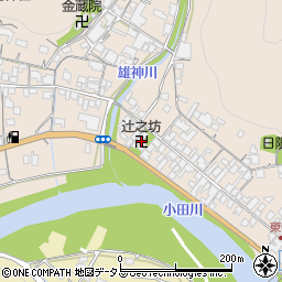 辻之坊周辺の地図