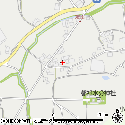 奈良県奈良市都祁友田町173周辺の地図