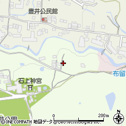 奈良県天理市布留町347周辺の地図