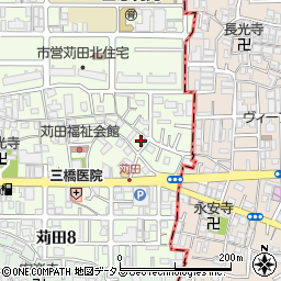 ラクナル訪問マッサージ治療院周辺の地図