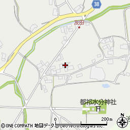 奈良県奈良市都祁友田町170周辺の地図